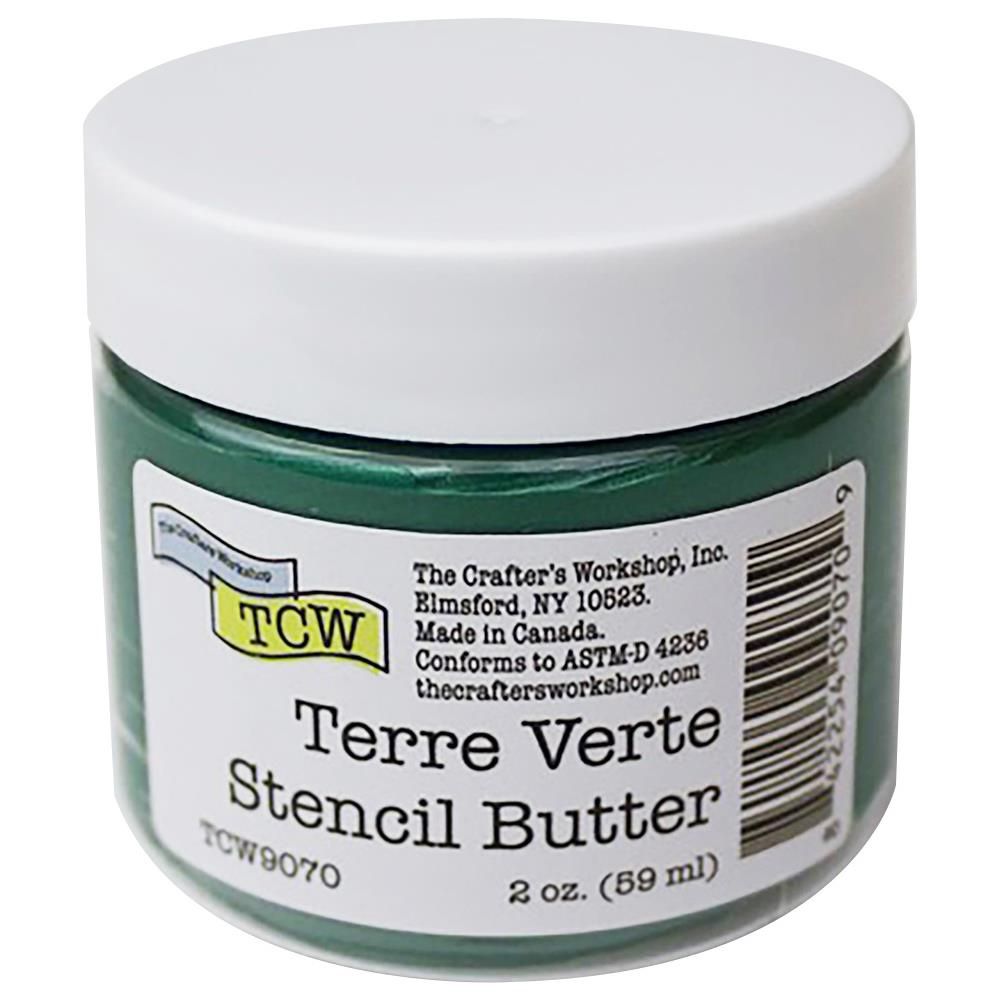 TCW - Stencil Butter couleur «Terre verte» 2 oz