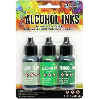 Ranger - Alcohol Ink couleur Moss / Mojito / Everglades