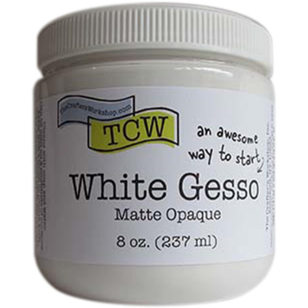 TCW - Gesso blanc Mat opaque 8oz