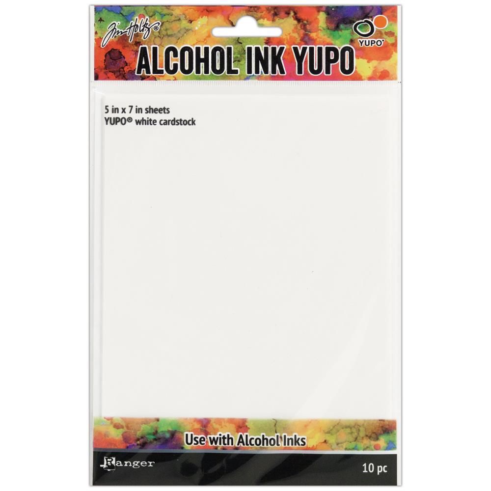Tim Holtz - Papier Blanc Yupo 5" X 7" paquet de 10