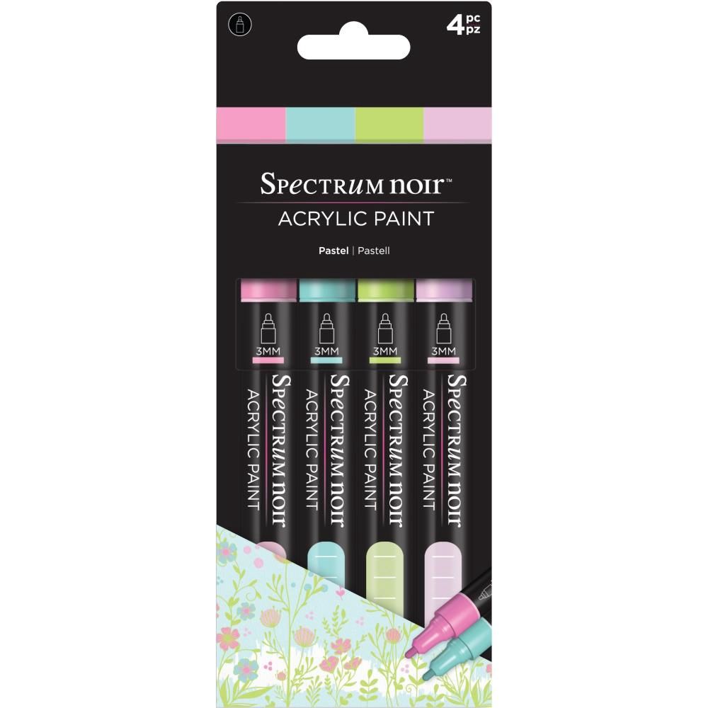 Spectrum Noir - marqueurs «Peinture acrylique» couleurs «Pastel»
