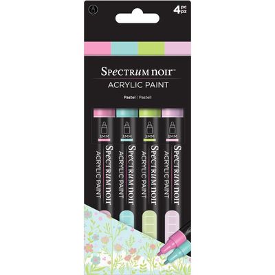 Spectrum Noir - marqueurs «Peinture acrylique» couleurs «Pastel»
