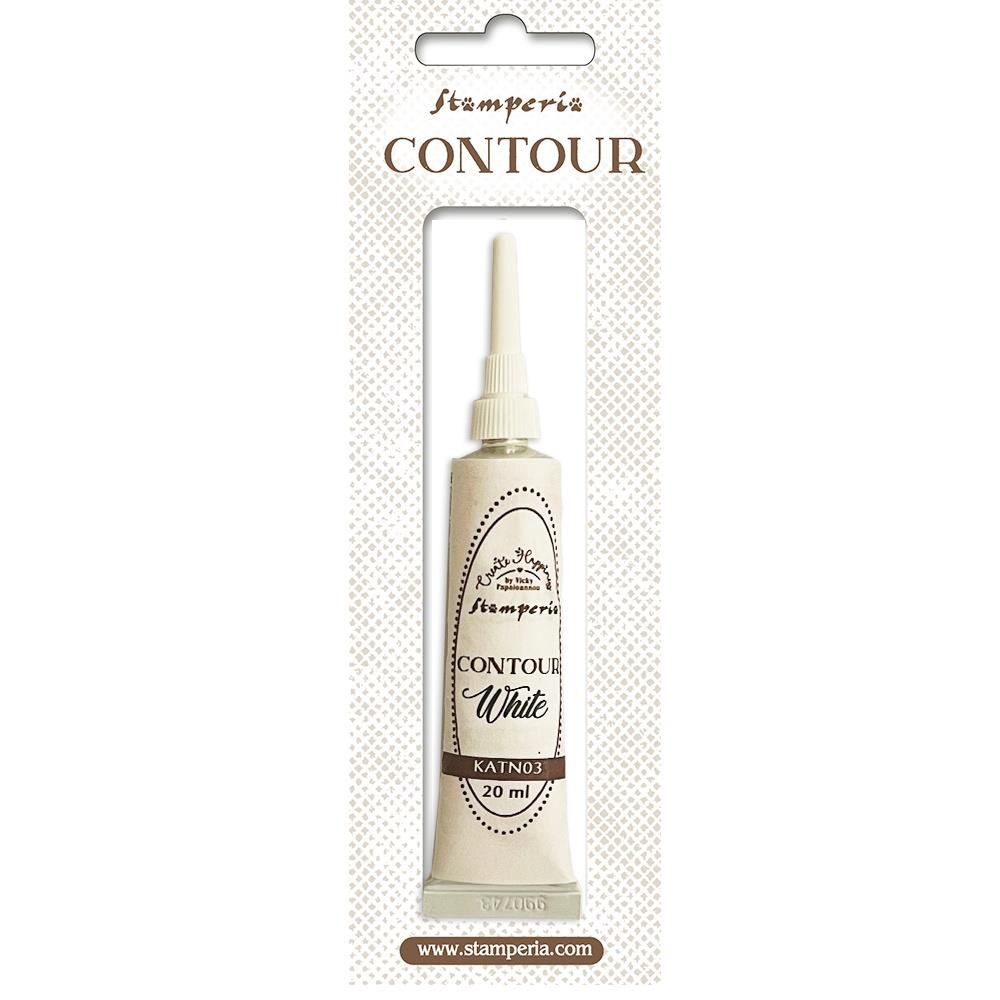 Stamperia - Contour White 20 ml