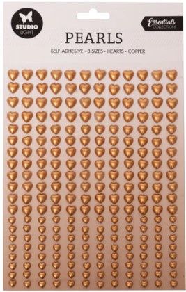 Studio Light - Essentials Collection «Copper Heart Pearls» 240 pcs