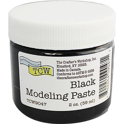 TCW - Pâte modeling paste noire 2oz