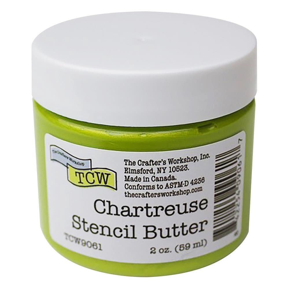 TCW - Stencil Butter couleur «Chartreuse» 2 oz