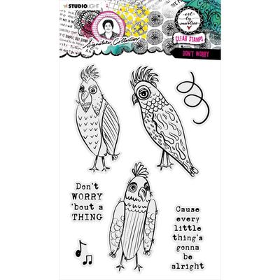 Art By Marlene - Étampes «Don't Worry, no 406» 7 pcs