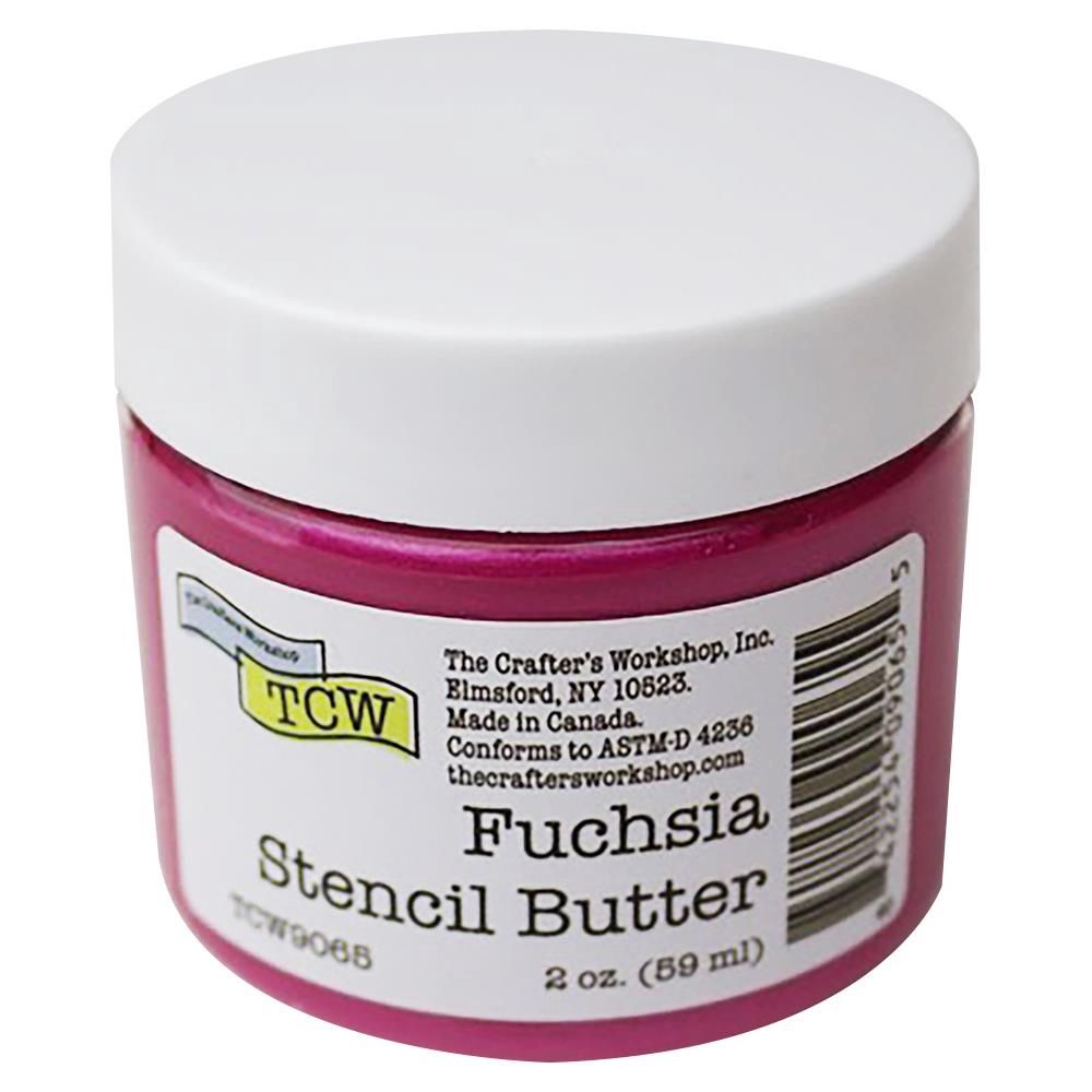 TCW - Stencil Butter couleur «Fuchsia» 2 oz