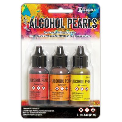 Ranger - Alcohol Ink Kit Pearls #3» couleur Deception / Splendor / Alchemy