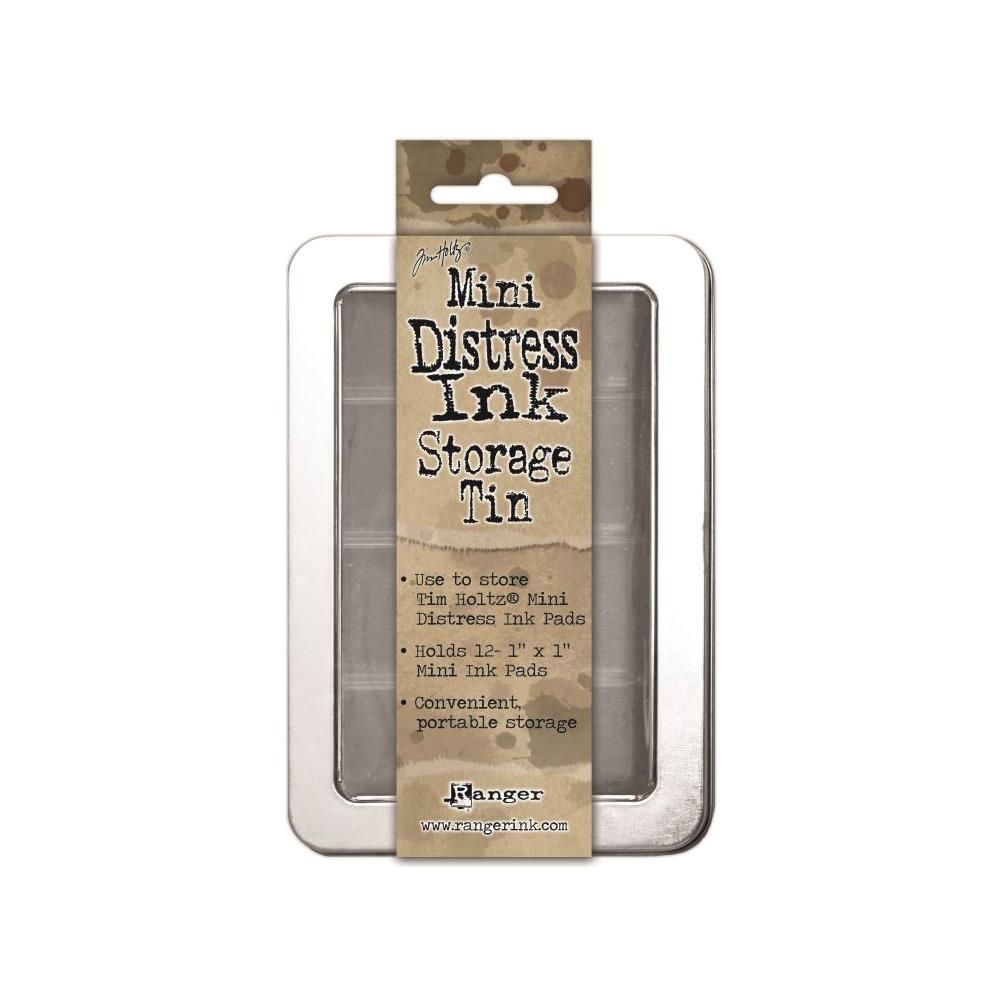Distress - Boîte de rangement en métal pour «Mini Distress Ink ou oxide»