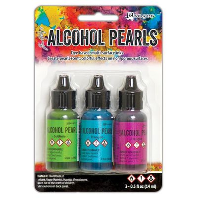 Ranger - Alcohol Ink Kit Pearls #2 couleur Sublime / Tranquil / Intrigue