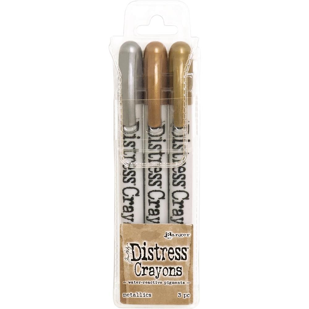 Tim Holtz - Ensemble de crayons Distress «Metallics»