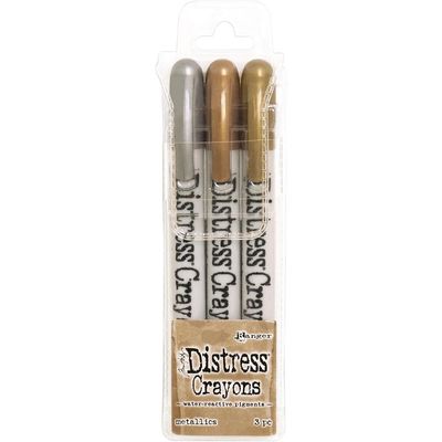 Distress - Ensemble de crayons Distress «Metallics»