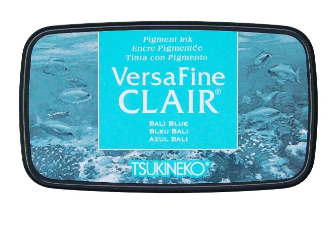 Versafine Clair - Ink pad couleur «Bali Blue»
