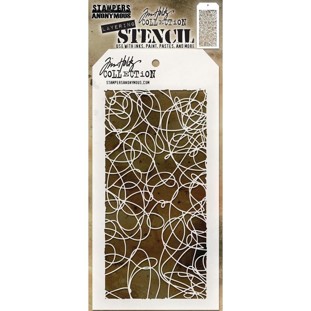 Tim Holtz Layered Stencil «Doodle» 4.125" X 8.5"