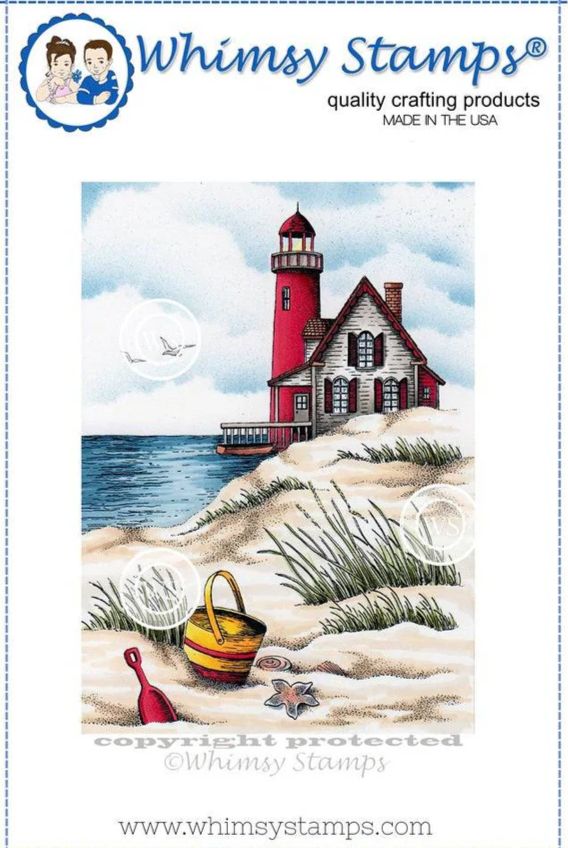 Whimsy Stamps - Étampe «Beach Scene»