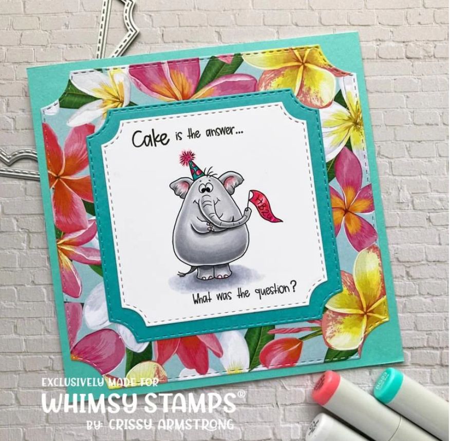 Whimsy Stamps- Estampe «Jungle Birthday» 11 estampes