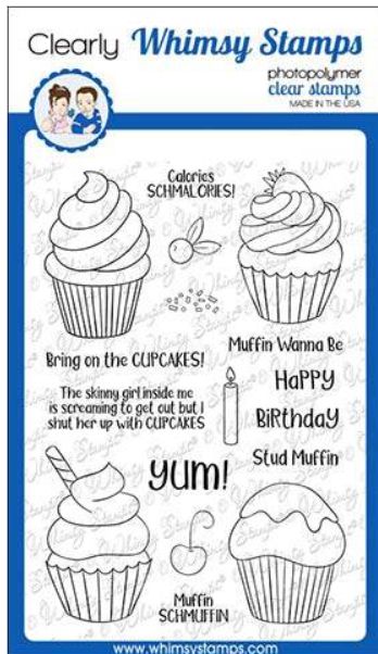 Whimsy Stamps - Étampes «Calories Schmalories»