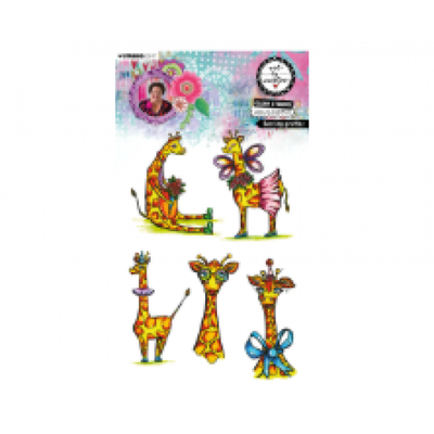 Art By Marlene - Étampe «Dazzling Giraffes»