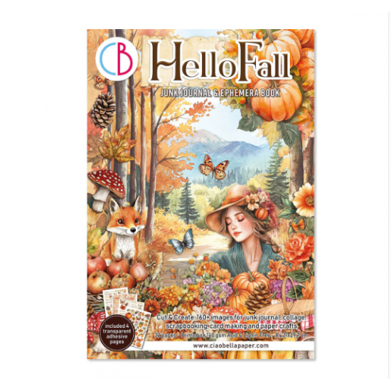 Ciao Bella - Livret d'éphéméras et de papiers «Hello Fall» 32 pages