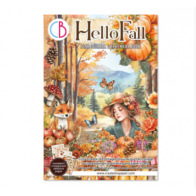 Ciao Bella - Livret d'éphéméras et de papiers «Hello Fall» 32 pages