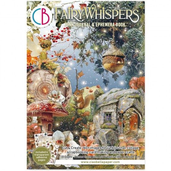 Ciao Bella - Livret d'éphéméras et de papiers «Fairy Whispers» 32 pages