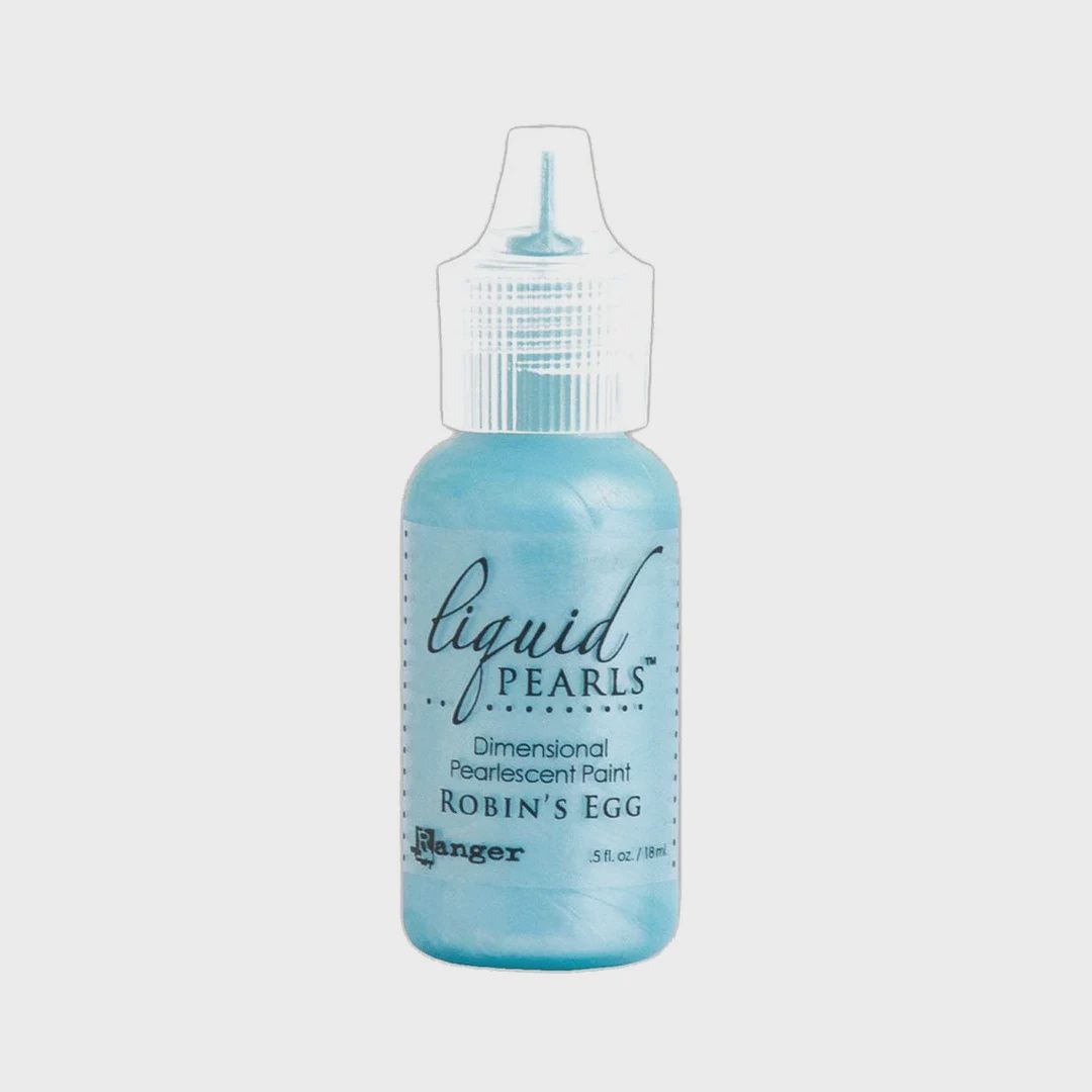 Liquid Pearls - Peinture dimensionelle «Robin's Egg»