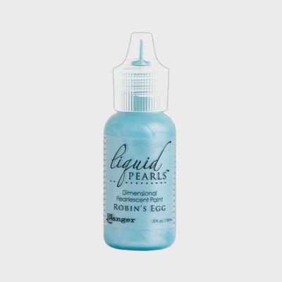 Liquid Pearls - Peinture dimensionelle «Robin's Egg»