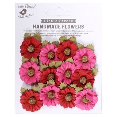 Little Birdie - Fleurs Martina Candy Mix, 12 pièces