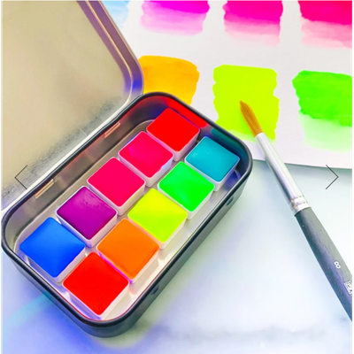 Pop Pigments - Collection Fluo, 10 couleurs