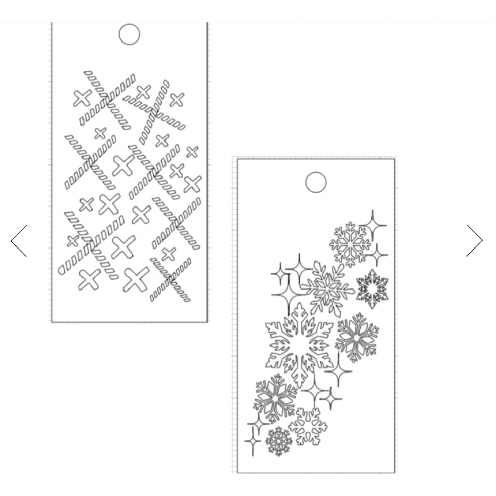 Le Chaos créatif - Stencil Monstrueux Noël