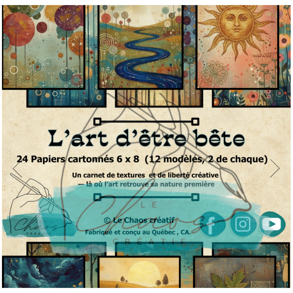 Le Chaos créatif - Papier 6x8 L'art d'être bête