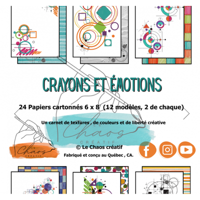 Le Chaos créatif - Papier 6x8 Crayon et émotion