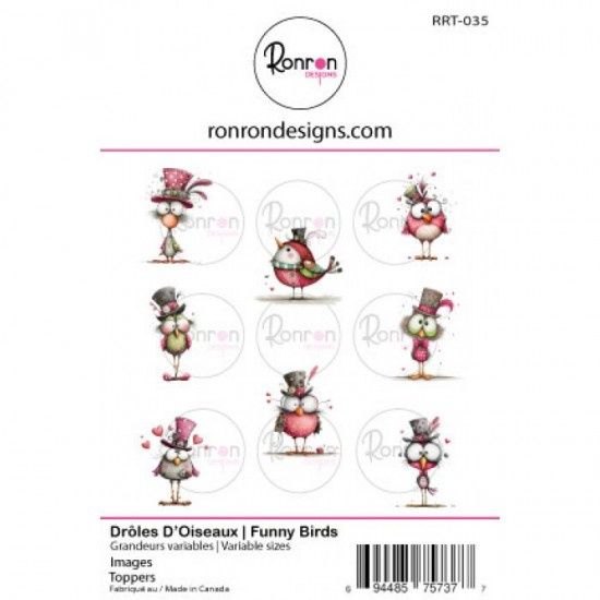 Ronron Designs - Topper «Drôle d'oiseaux»