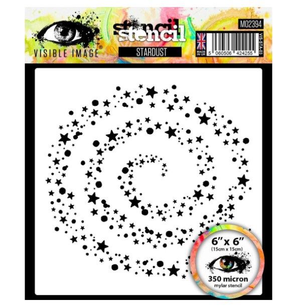 Visible Image - Stencil «Stardust» 6" X 6"