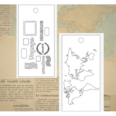 Le Chaos créatif - Stencil Femme du monde duo Mappe