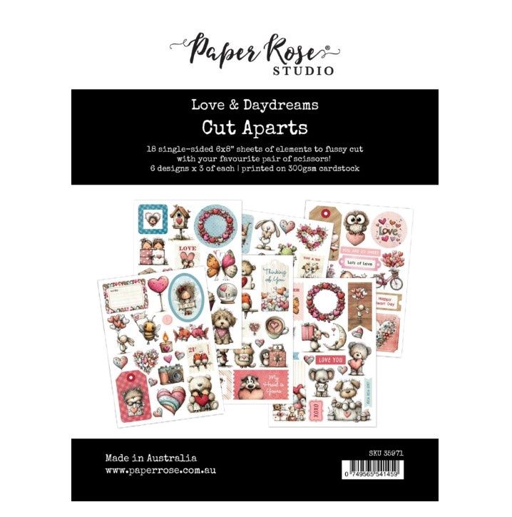 Paper Rose - Éphémèras à découper Love and Daydreams
