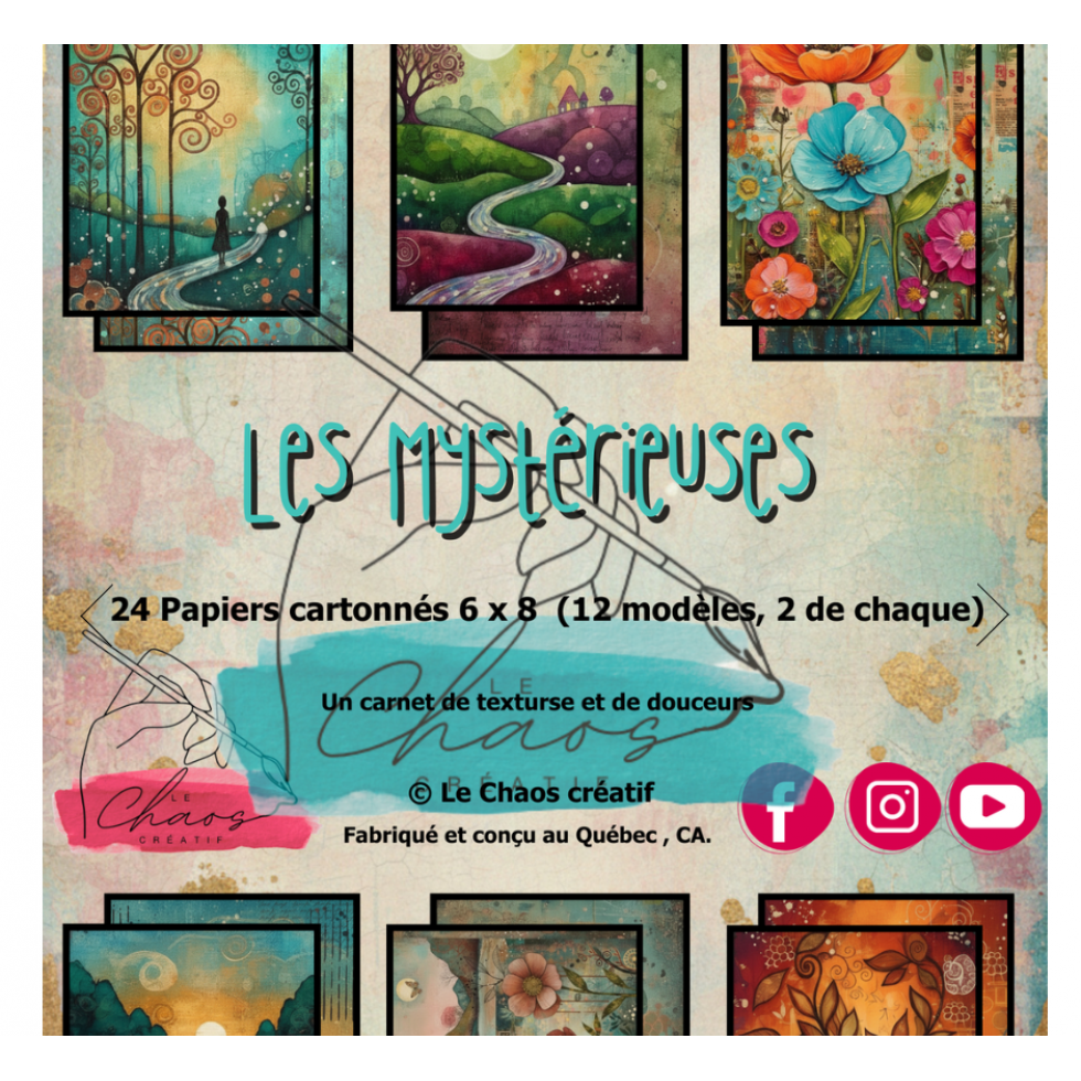 Le Chaos créatif - Papier 6x8 Les Mystérieuses