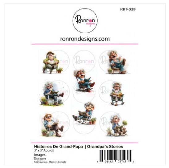 Topper Histoire de Grand-Papa
