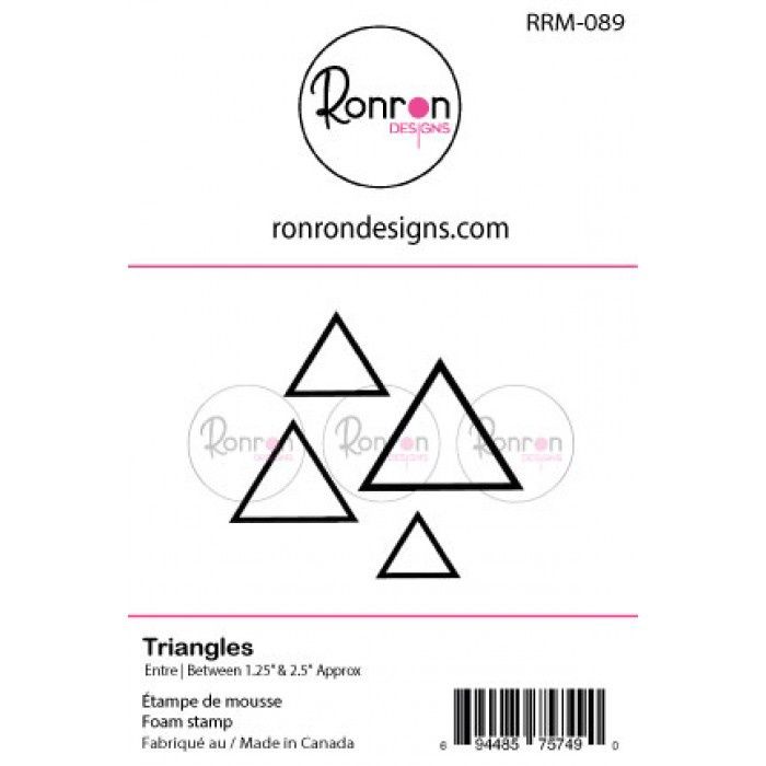 Ronron Designs - Étampe de mousse Triangles