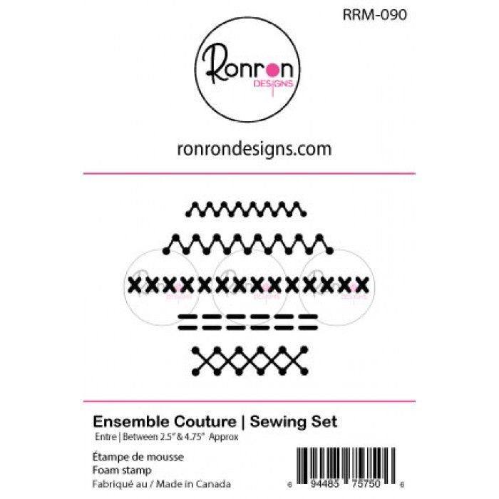 Ronron designs - Étampe en mousse Ensemble couture