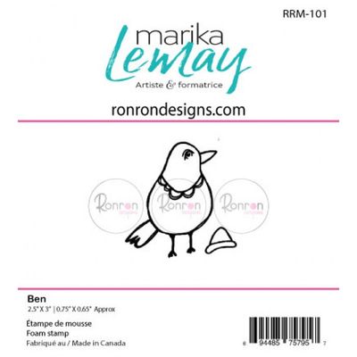 Ronron designs - Étampe en mousse Ben