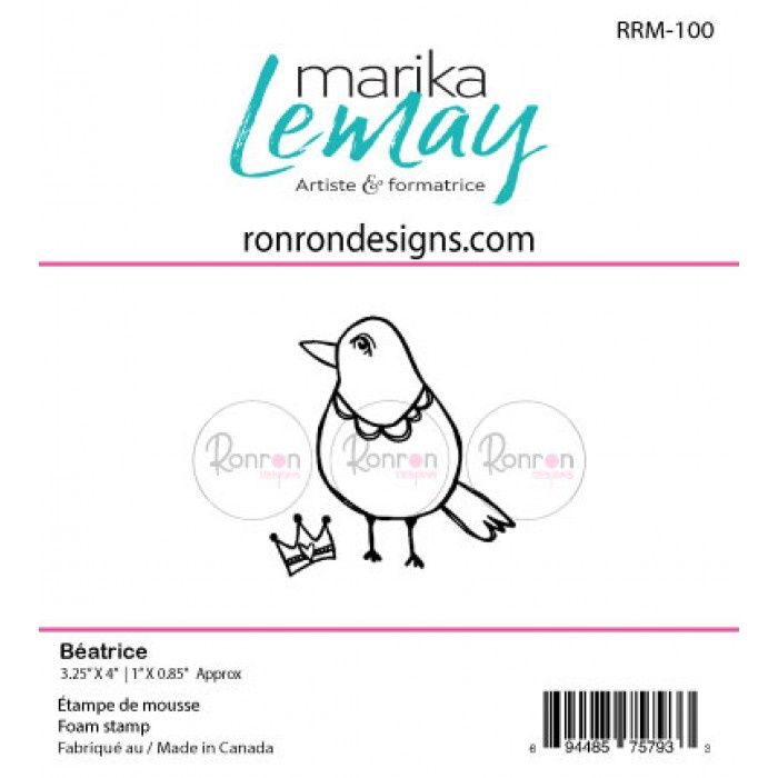 Ronron designs - Étampe en mousse Béatrice