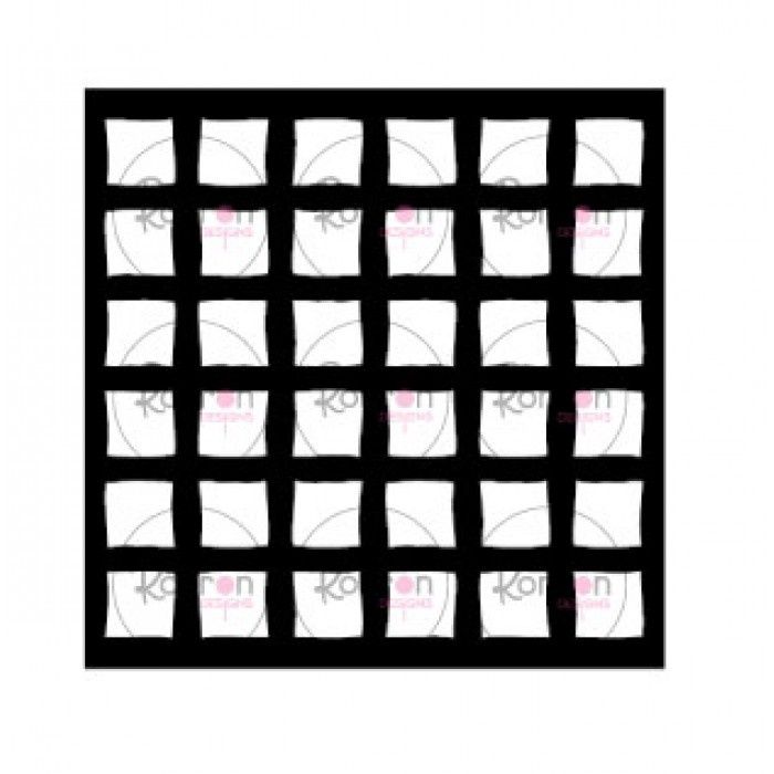 Ronron designs - Stencil Carrés Imparfaits