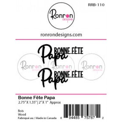 Ronron designs - Bois Bonne fête Papa