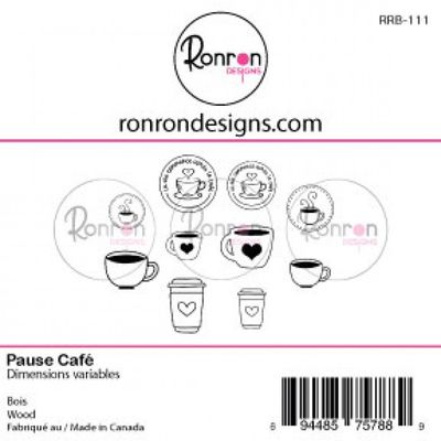Ronron designs - Bois Pause Café