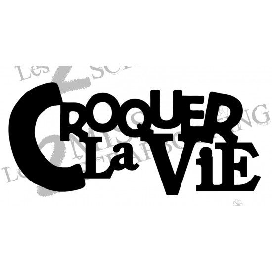 Les 2 Miss scrapbooking - Chipboard «Croquer la Vie»