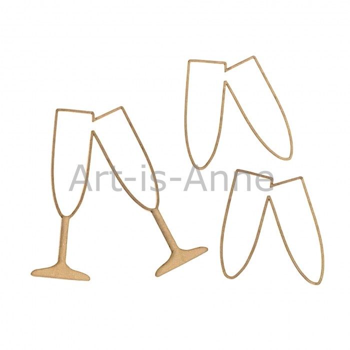 Art-is-Anne créative - Shaker Coupes de champagne