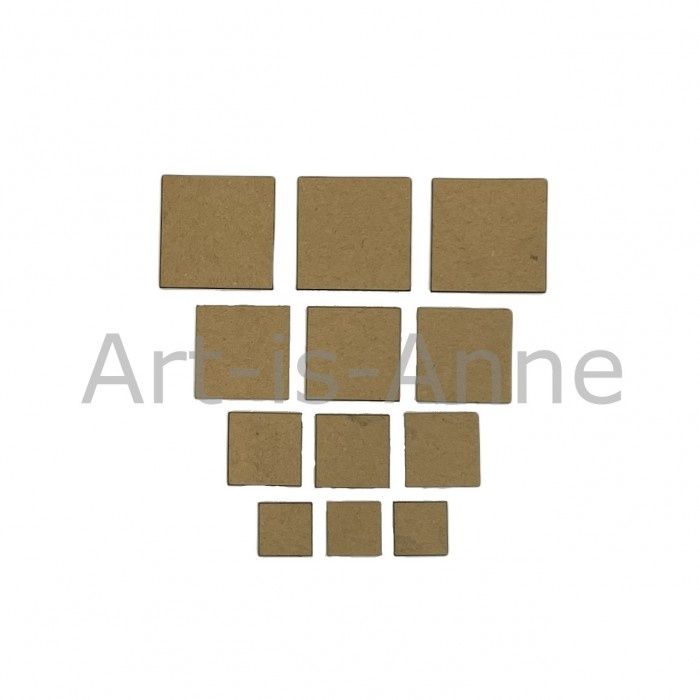 Art-Is-Anne créative - Chipboard «Multi carré-2»