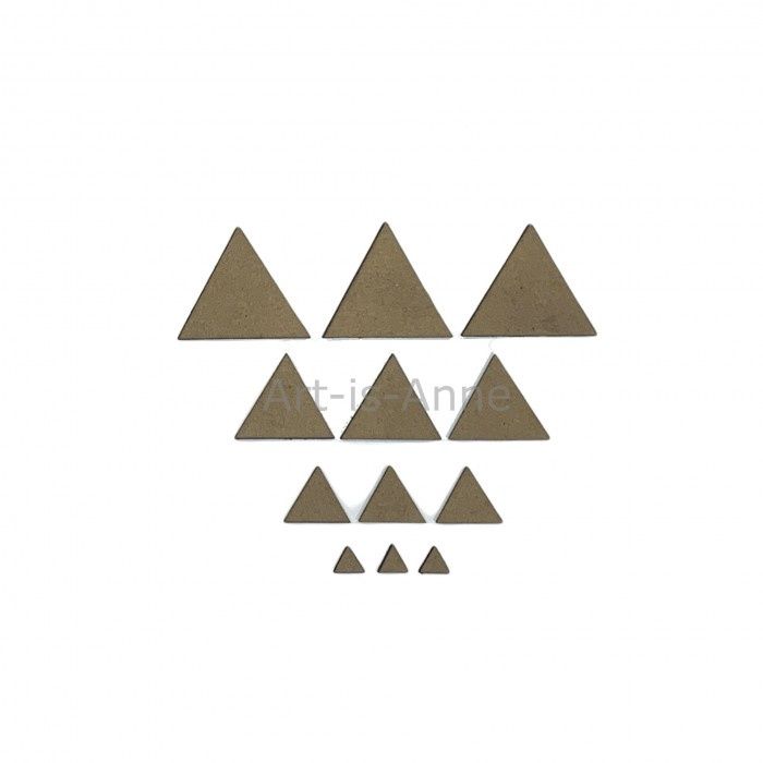 Art-Is-Anne créative - Chipboard «Multi triangle-2»